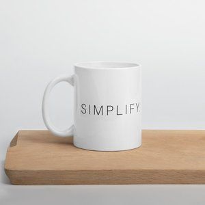 Simplify Coffee Mug (Print on Demand)